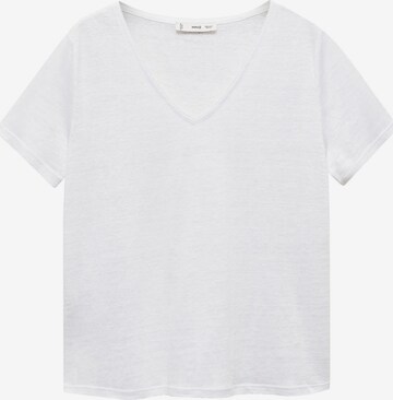 MANGO T-shirt 'LINITO' i vit: framsida