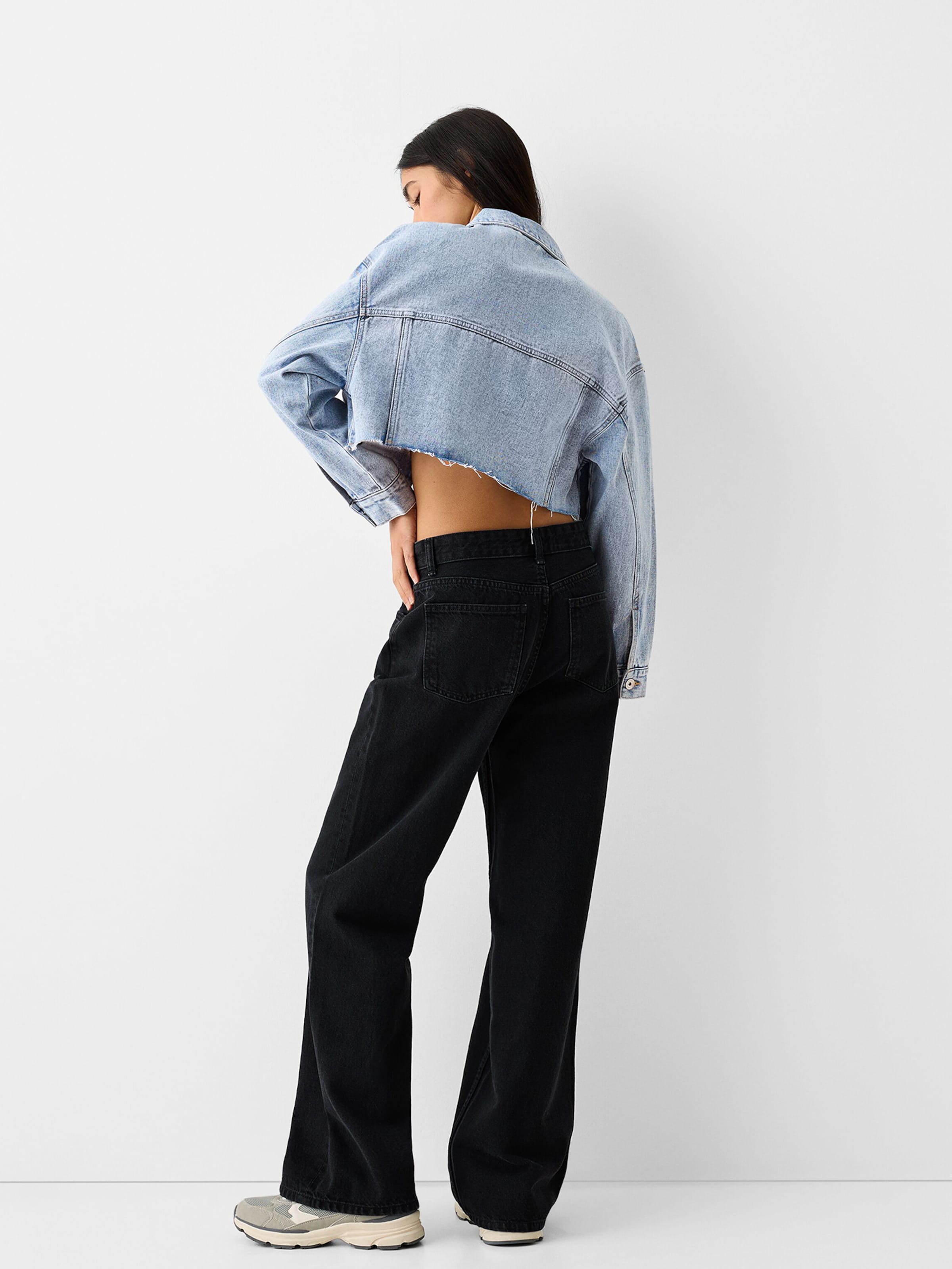 Veste mi saison Bershka en Bleu Denim ABOUT YOU