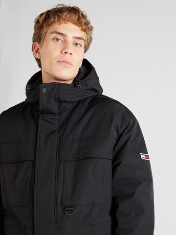 Parka mi-saison Tommy Jeans en noir