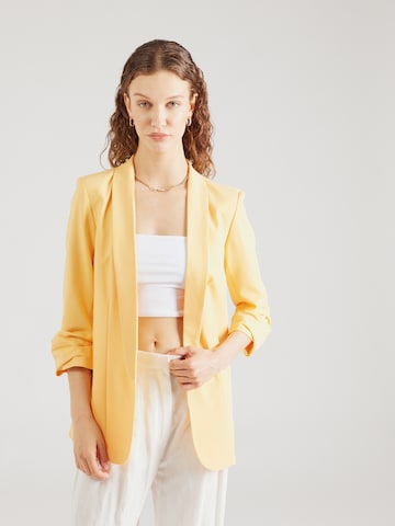 PIECES Blazer 'BOSELLA' in Yellow: front