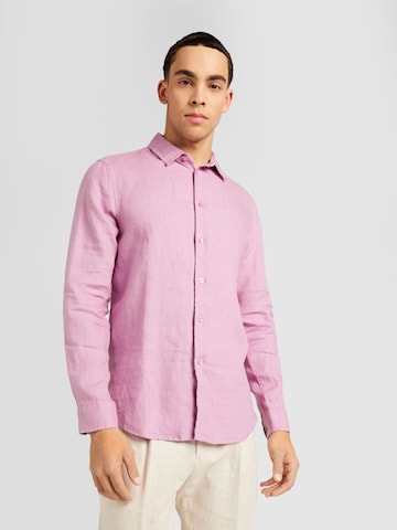 Samsøe Samsøe Regular fit Button Up Shirt 'Saliam' in Purple: front