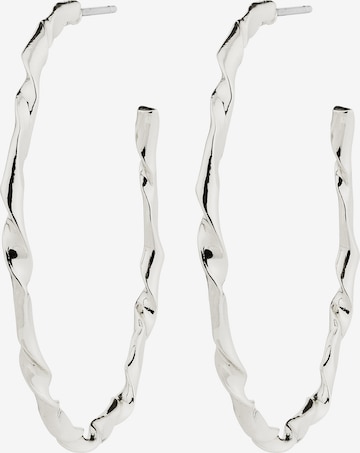 Boucles d'oreilles 'Wyatt' Pilgrim en argent : devant