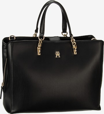 TOMMY HILFIGER - Bolso de mano en negro: frente