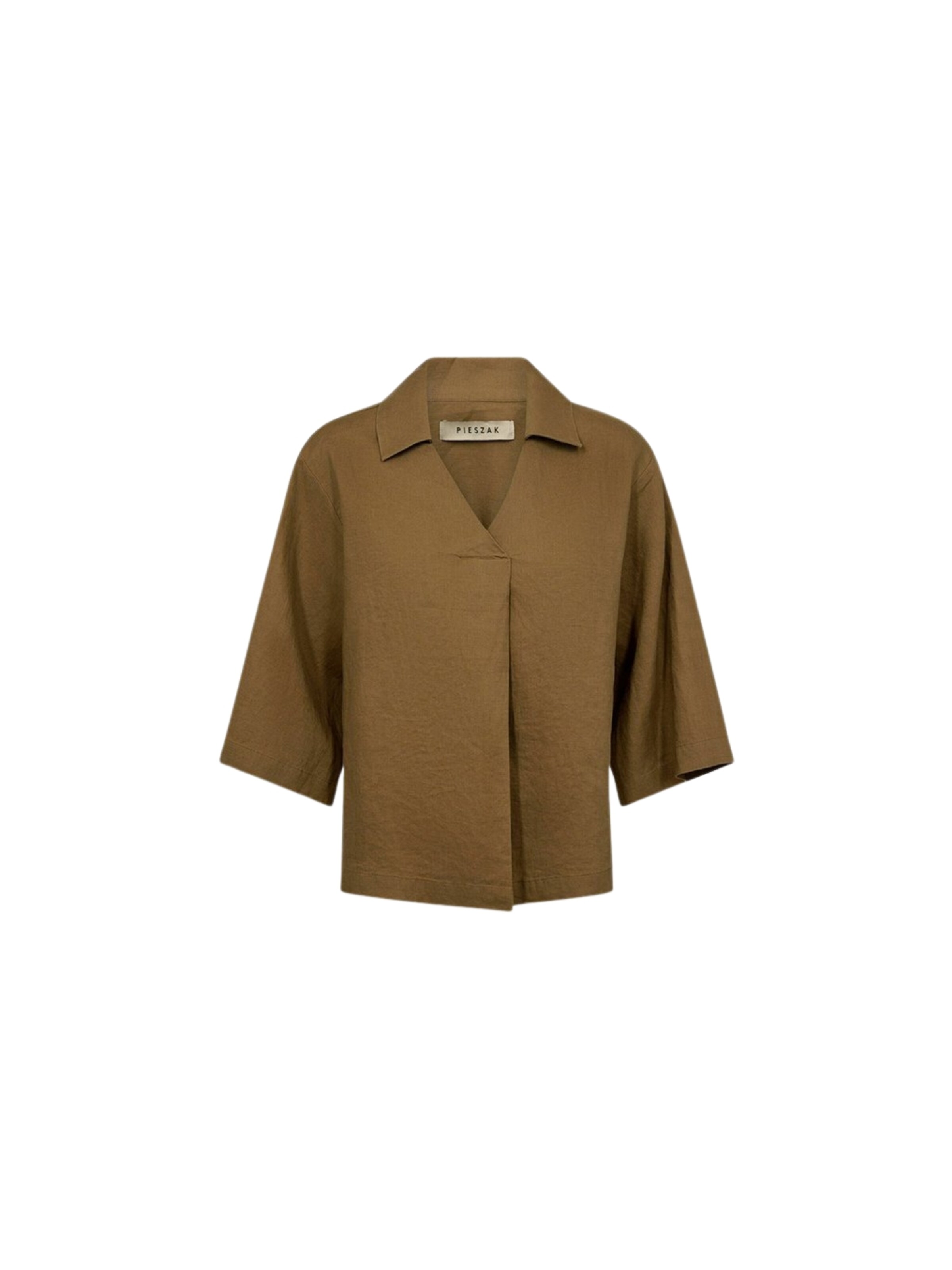 Ivy Copenhagen Shirt ' PD-Lina Linen ' in Brown: front
