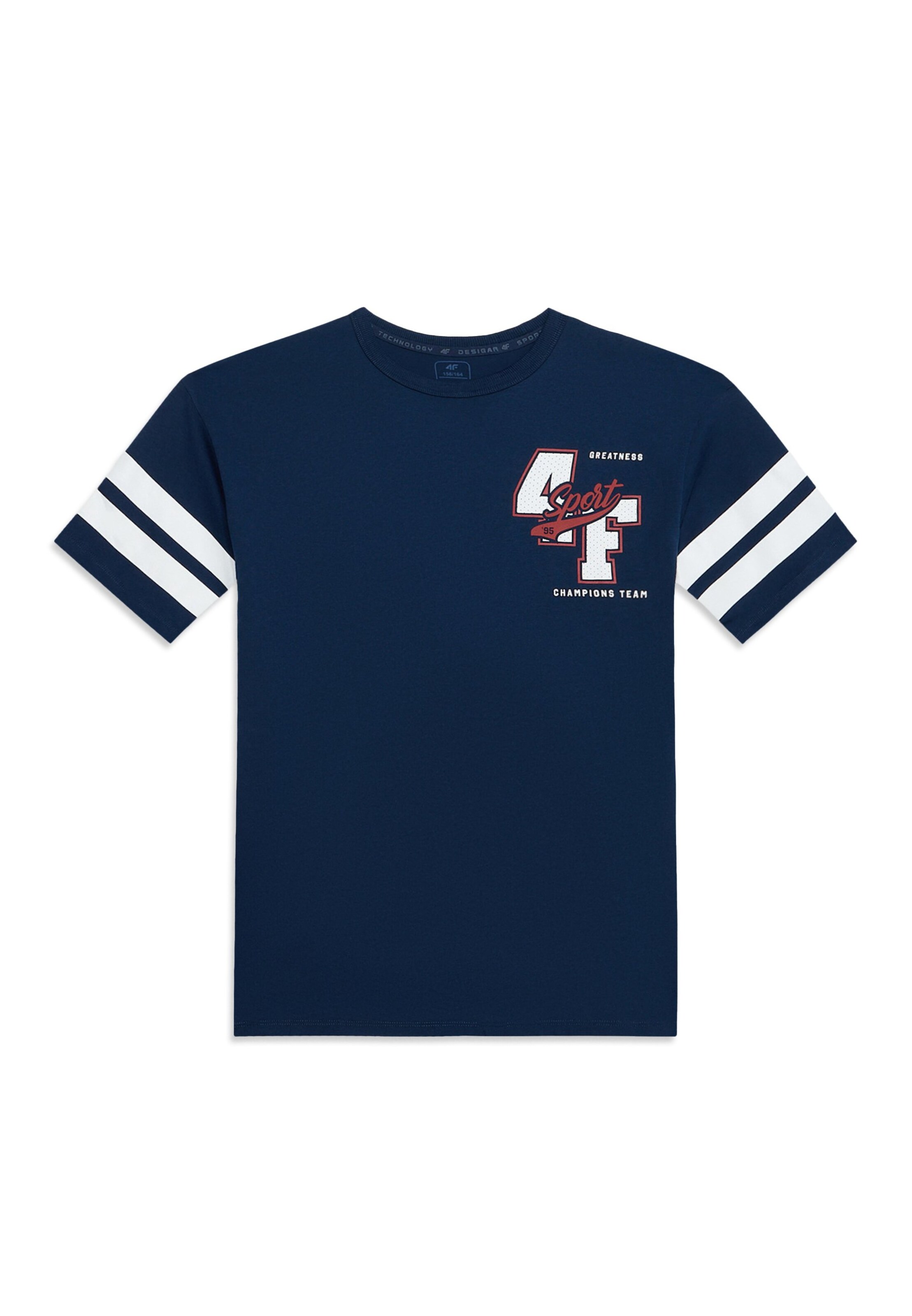 Maglia funzionale di 4F Junior in blu: frontale