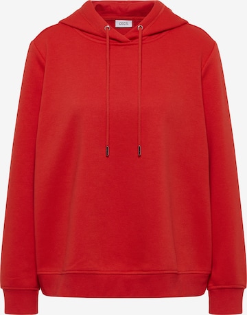 CECIL Sweatshirt in Orange: front