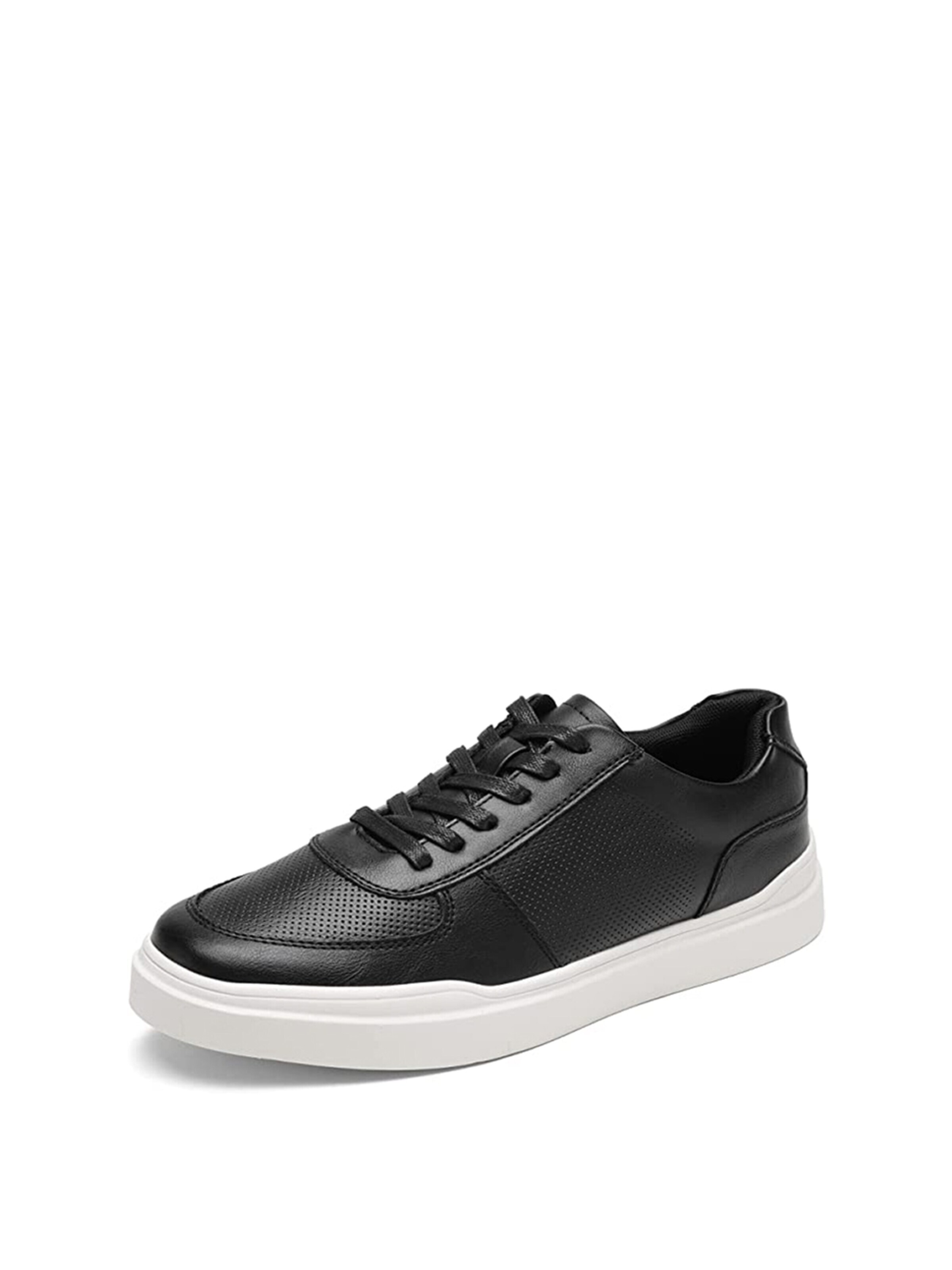 Scarpa slip-on di Bruno Marc in nero: frontale