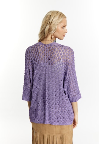 Cardigan IZIA en violet