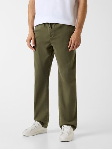 GUESS Regular Chino Pants 'Twill' in Green