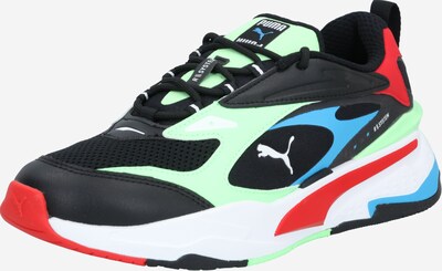 Sneaker bassa 'RS-Fast' PUMA di colore genziana / verde chiaro / rosso / nero, Visualizzazione prodotti