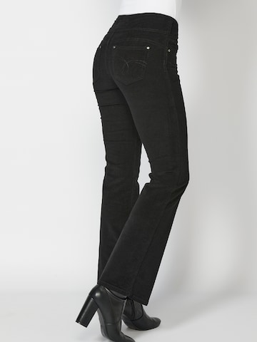 KOROSHI Flared Jeans 'KOROSHI' in Black