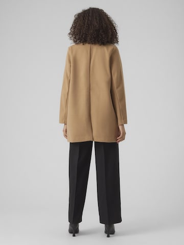 VERO MODA Between-Seasons Coat 'Vince Aura' in Brown