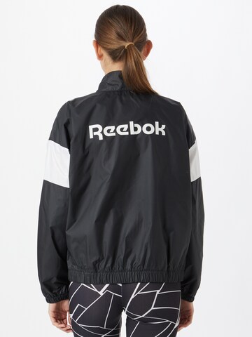 Reebok Trainingsjacke in Schwarz