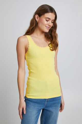b.young Top 'POSEY' in Yellow: front