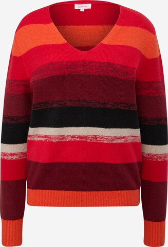 s.Oliver Sweater in Red: front