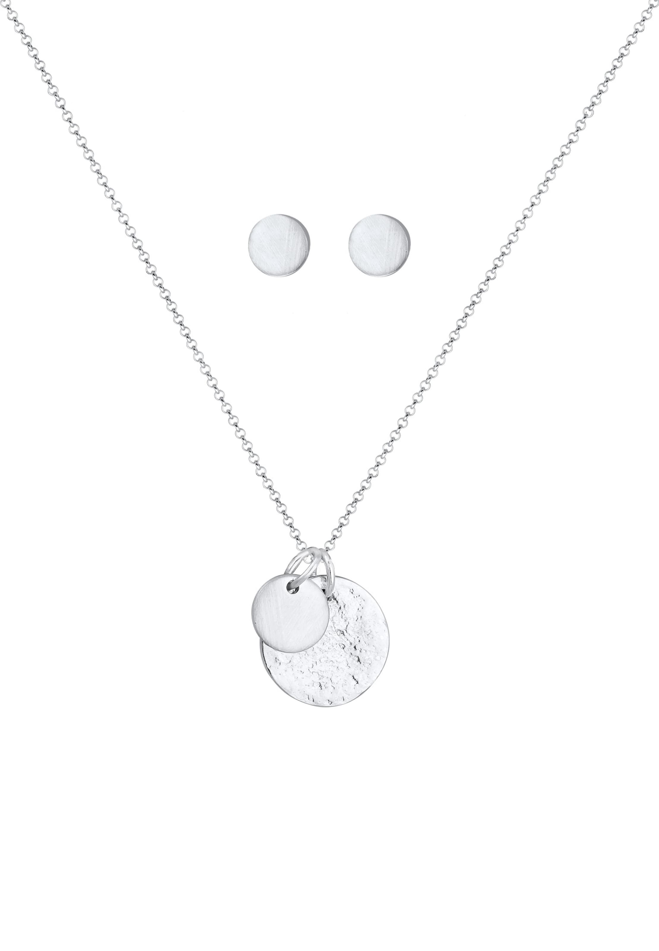 ELLI Sieraden set in Zilver: voorkant