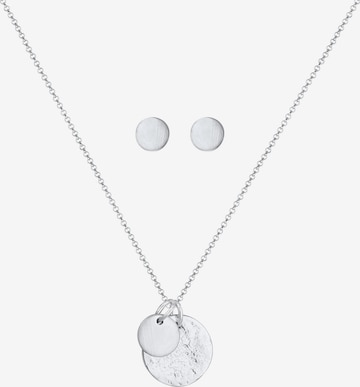 ELLI Jewelry Set in Silver: front