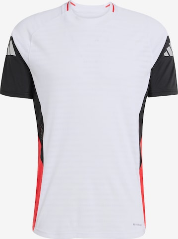 T-Shirt fonctionnel 'Tiro 25 Pro' ADIDAS PERFORMANCE en blanc : devant