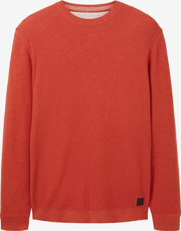 Pullover di TOM TAILOR in rosso: frontale