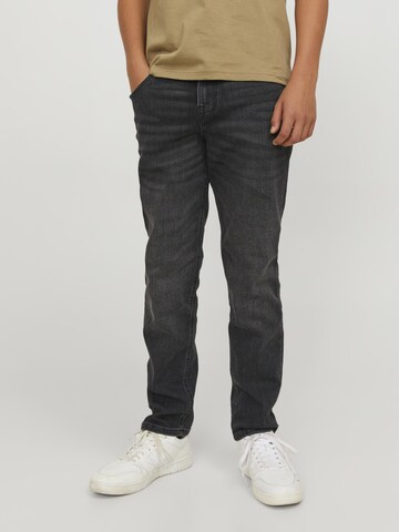 Jack & Jones Junior Regular Jeans 'Clark Original  SQ 590' in Zwart: voorkant