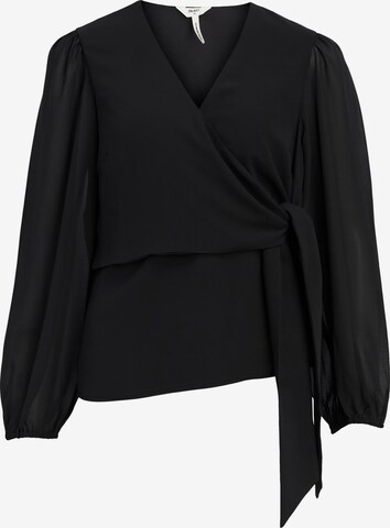 OBJECT Bluzka 'Mila Adalina' w kolorze czarny: przód