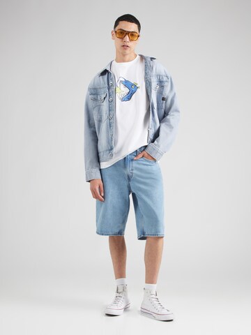 CONVERSE T-shirt 'MONSTER' i vit