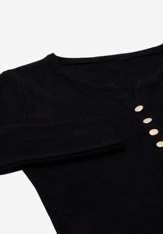 NAEMI Knit Cardigan in Black