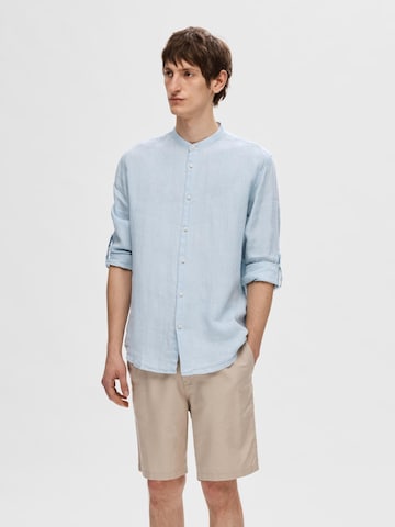 SELECTED HOMME Regular fit Overhemd in Blauw: voorkant