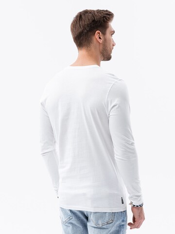 T-Shirt 'L136' Ombre en blanc