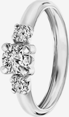 Lucardi Ring in Silver: front
