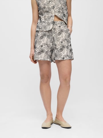 OBJECT Szabványos Nadrág 'OBJKERRY' - bézs: elől