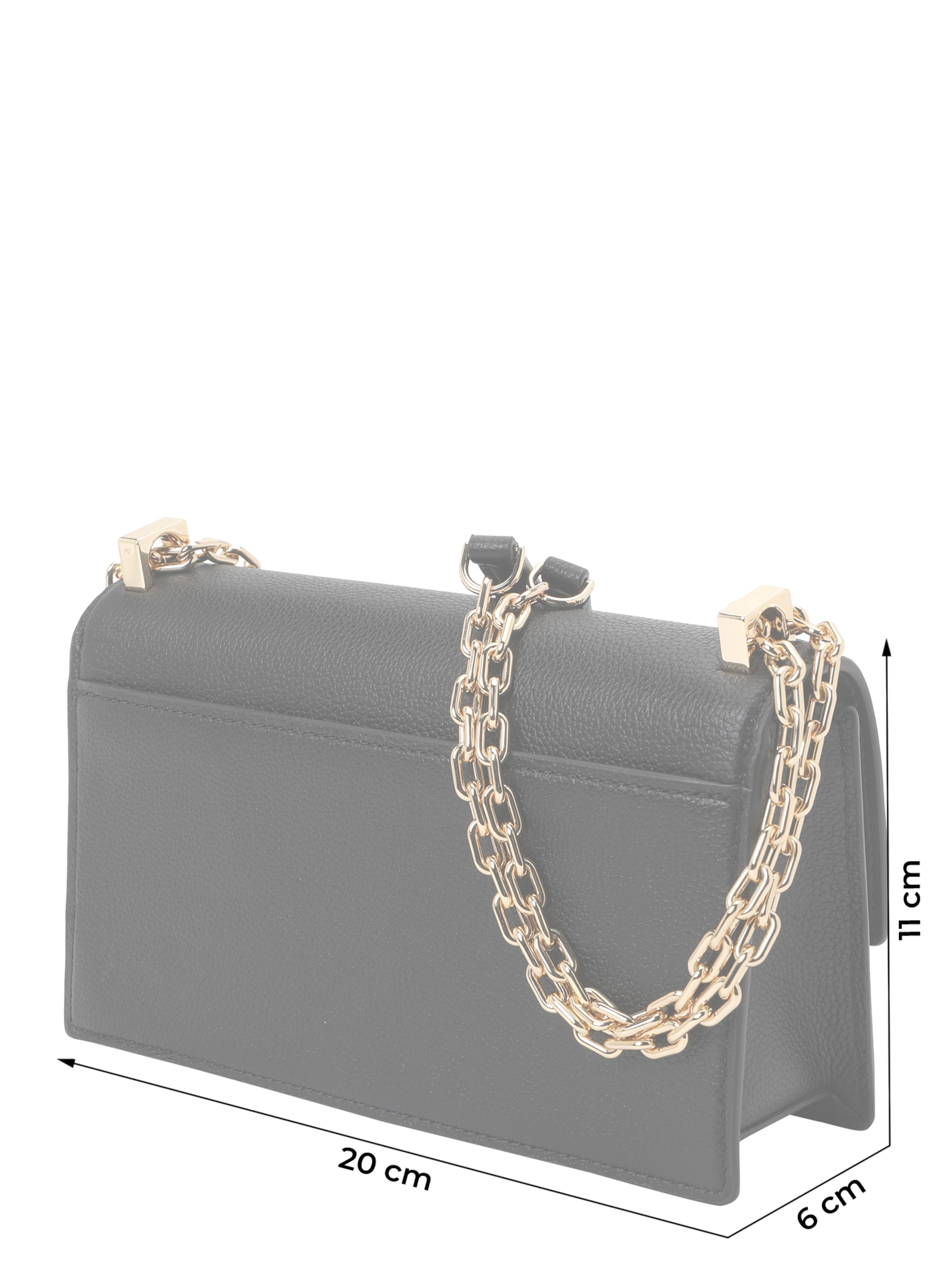 Kate Spade Τσάντα ώμου 'Deco Mini Flap Chain Crossbody' σε μαύρο