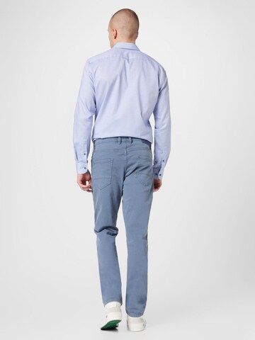 Springfield Slimfit Broek in Blauw