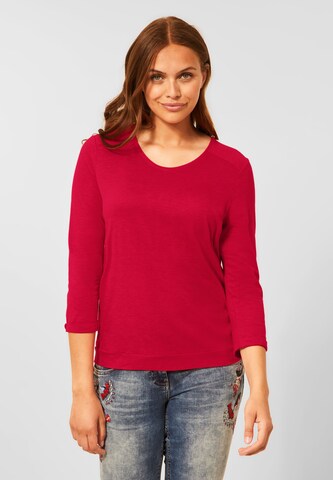 CECIL Shirt in Rood: voorkant