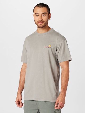 T-Shirt 'American' Carhartt WIP en gris : devant