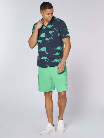CHIEMSEE Regular fit Button Up Shirt in Blue