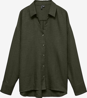 VERO MODA - Blusa 'VMMelaney Queeny' em verde: frente