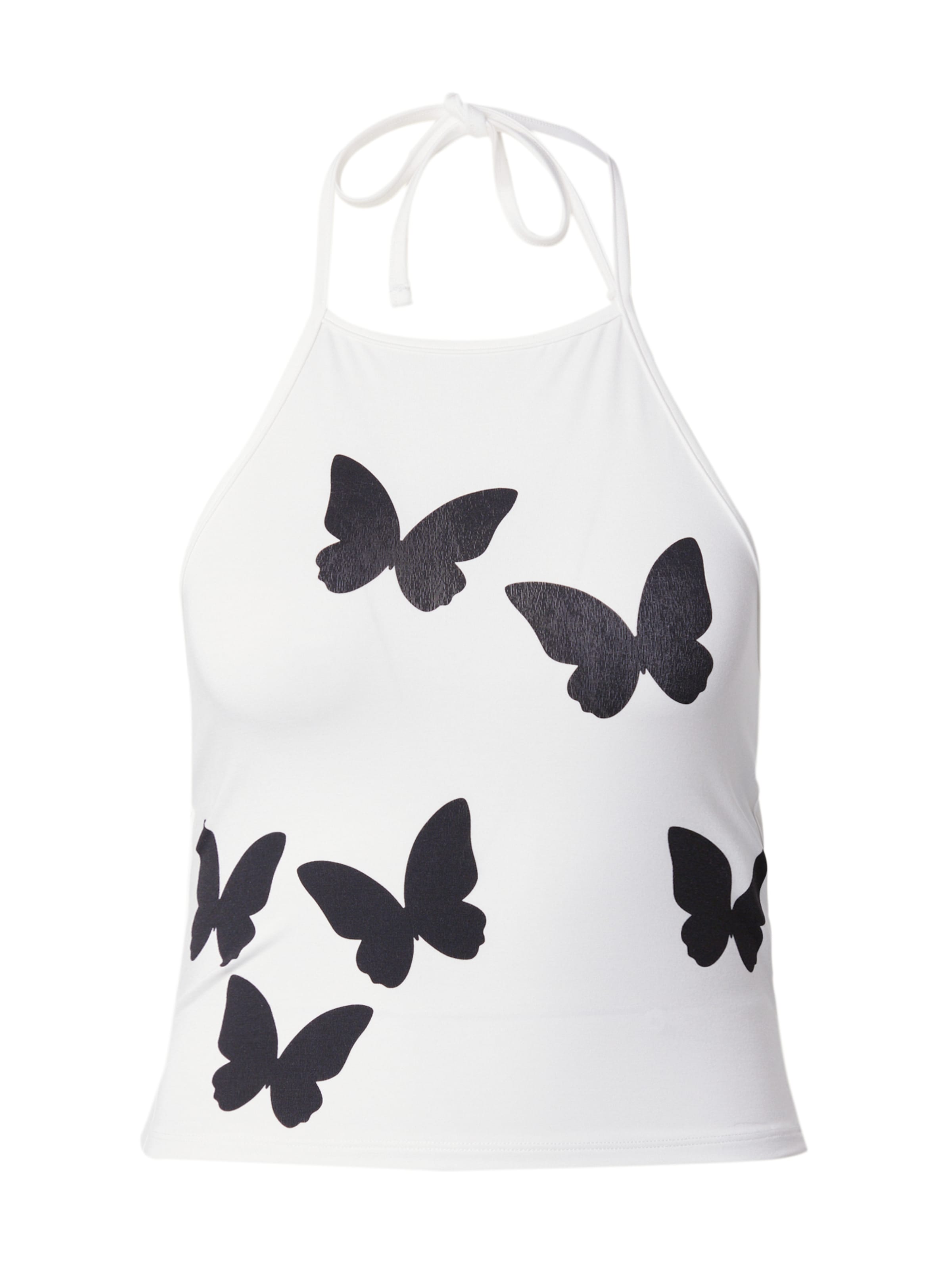 florence by mills exclusive for ABOUT YOU Топ 'Sugared Watermelon' в Черный / Белый, Обзор товара