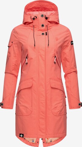 NAVAHOO Weatherproof jacket 'Pfefferschote' in Orange