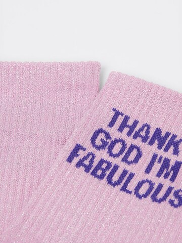 CALZEDONIA Socks in Pink