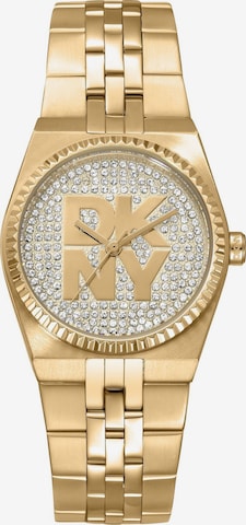 DKNY Analoog horloge ' Logo Watch ' in Goud: voorkant