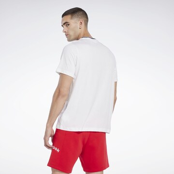 T-Shirt fonctionnel Reebok en blanc