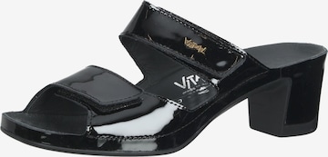 Mule vital en noir : devant