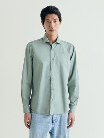 Scalpers Regular fit Ing 'Summer Seatle' - zöld: elől