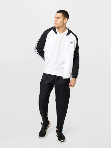 ADIDAS ORIGINALS Zip-Up Hoodie in White