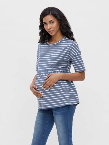 MAMALICIOUS Shirt 'Otea' in Blauw: voorkant