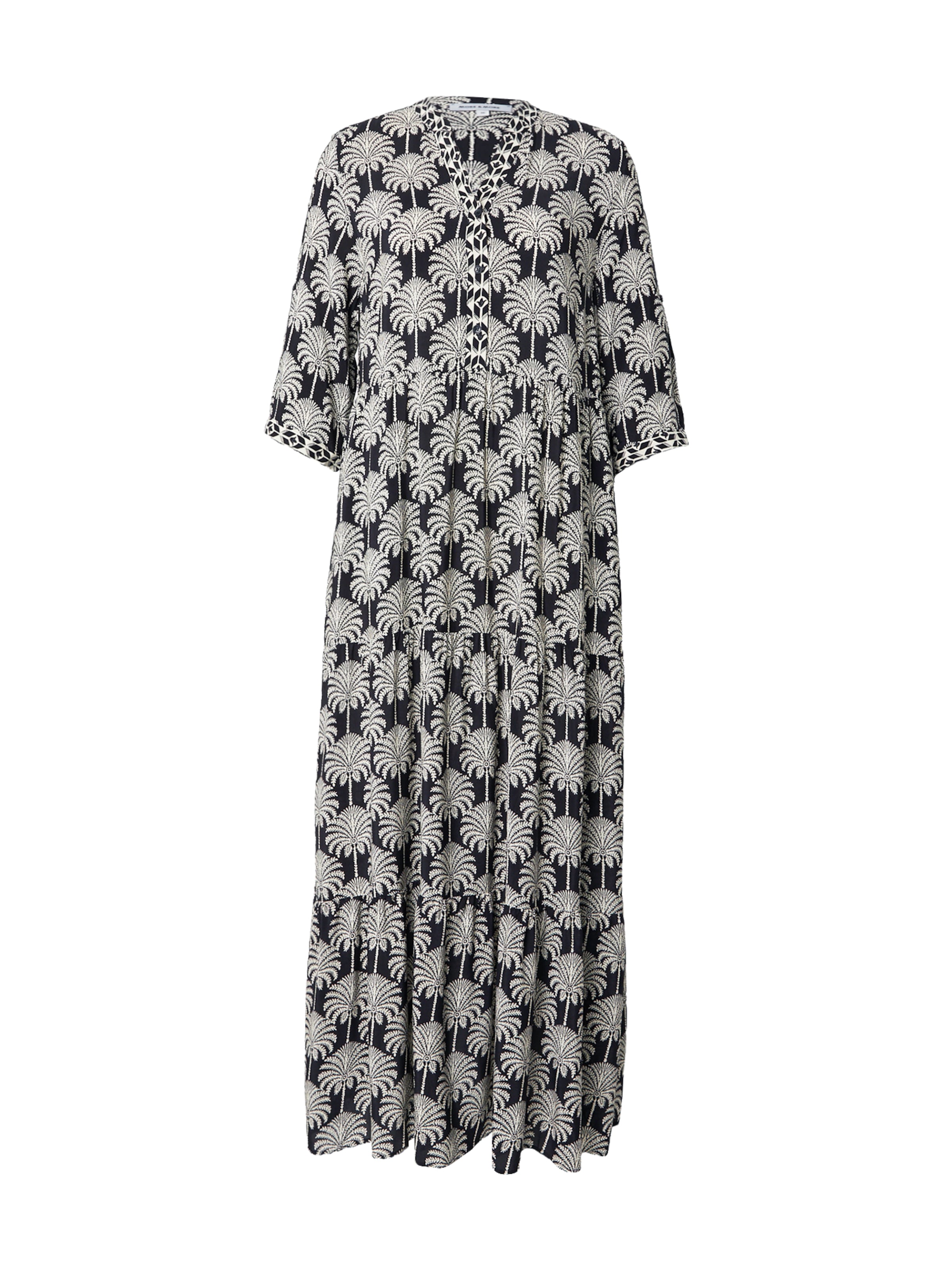 MORE & MORE Shirt Dress in Black: front