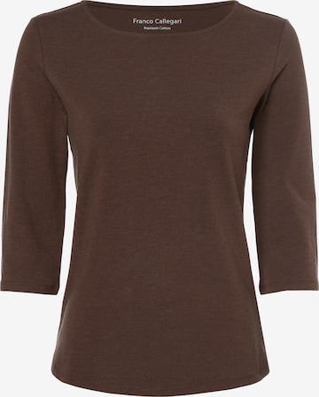 Franco Callegari Shirt in Brown: front