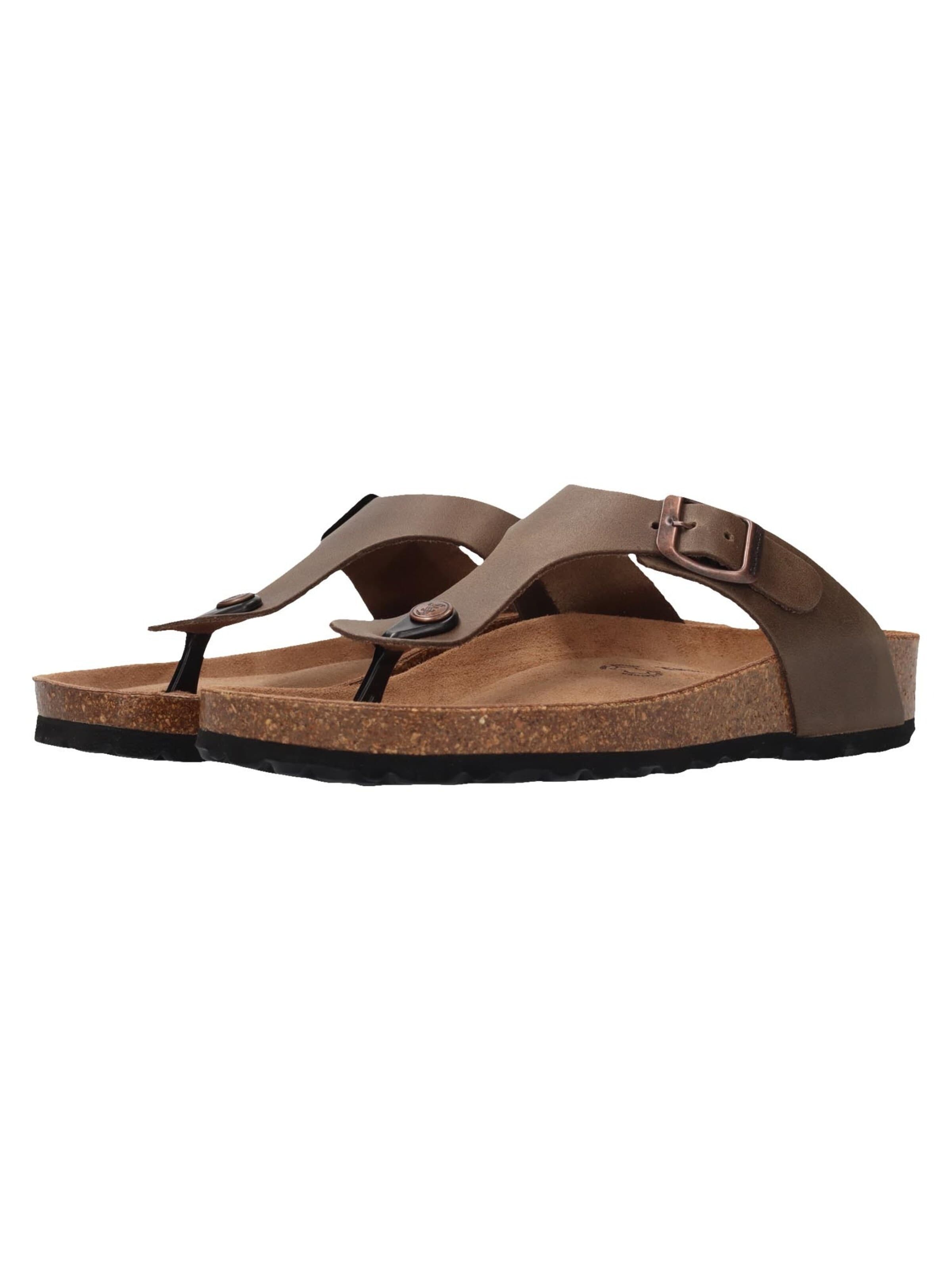 SALAMANDER T-bar sandals in Brown