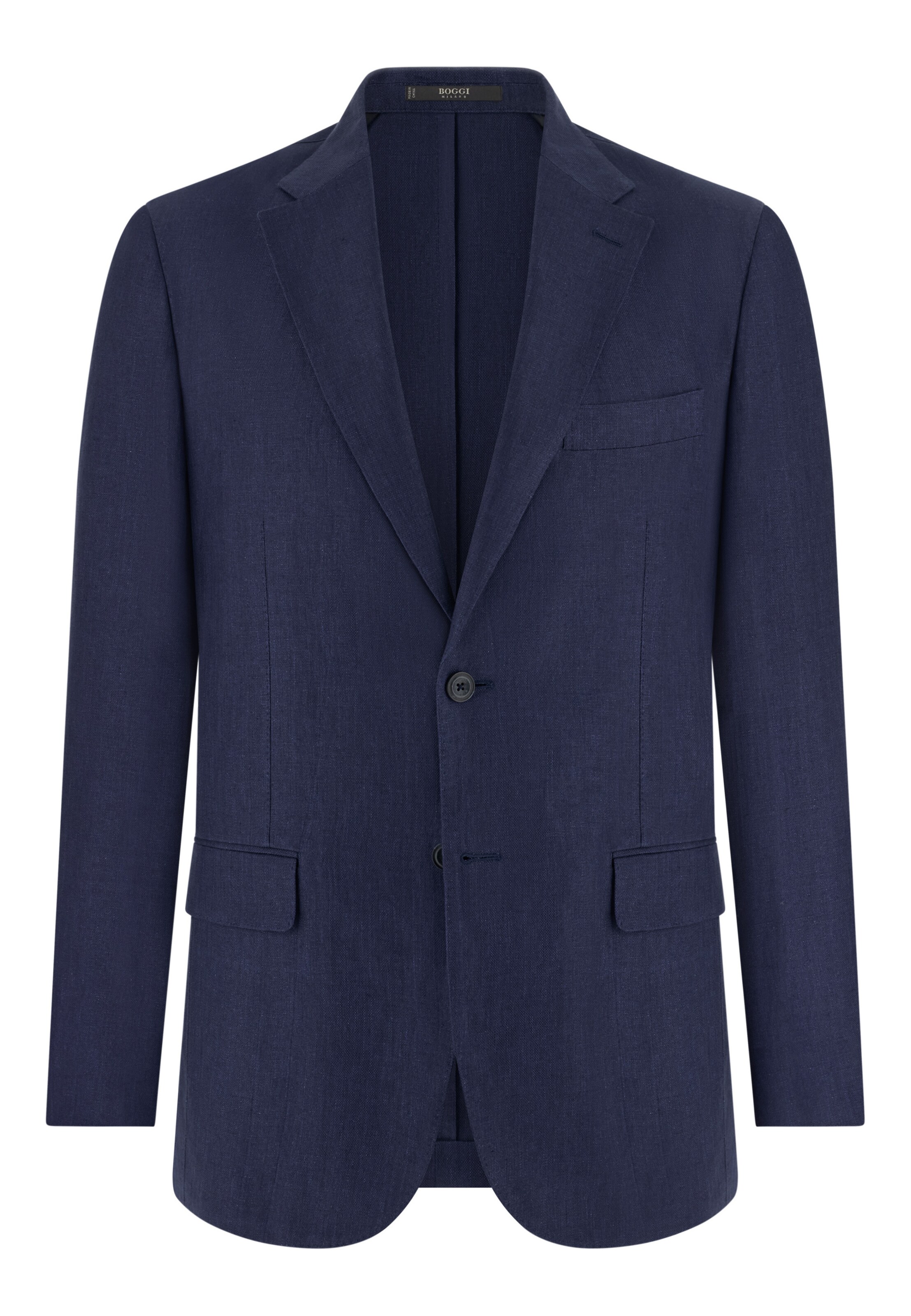 Coupe regular Veste de costume Boggi Milano en bleu : devant